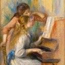 Jeunes filles au piano